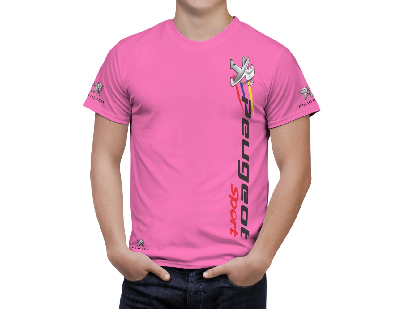 Peugeot Hot Pink T-Shirt, PHPTS--5279