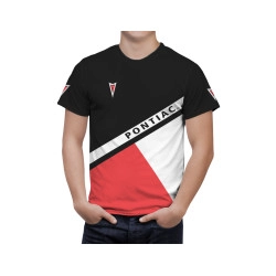 Pontiac Black Red T-Shirt