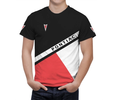 Pontiac Black Red T-Shirt