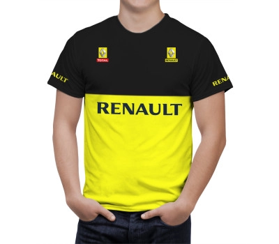 Renault Black Yellow T-Shirt
