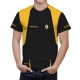 Renault Black Yellow Lines T-Shirt - Image 1