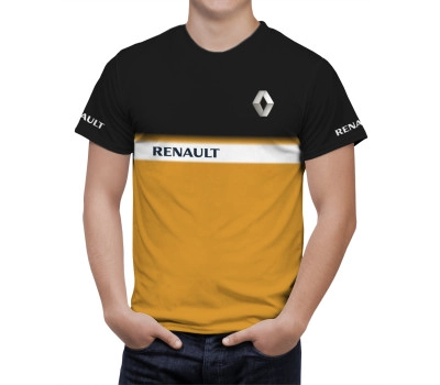 Renault Black Orange T-Shirt