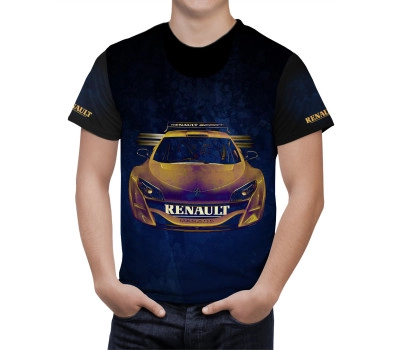 Renault Car Black T-Shirt