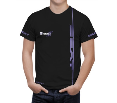 Seat Sport Black T-Shirt