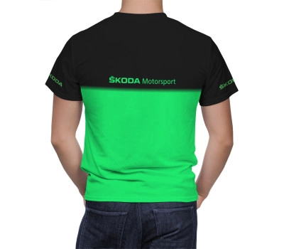Skoda Black Green Umbro T-Shirt