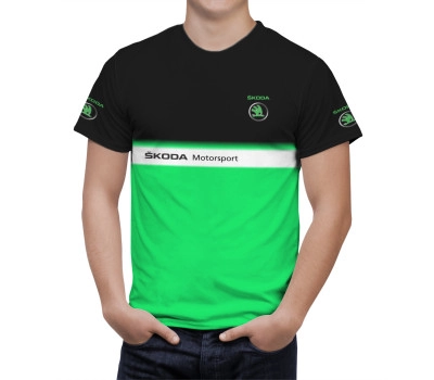 Skoda Black Green T-Shirt