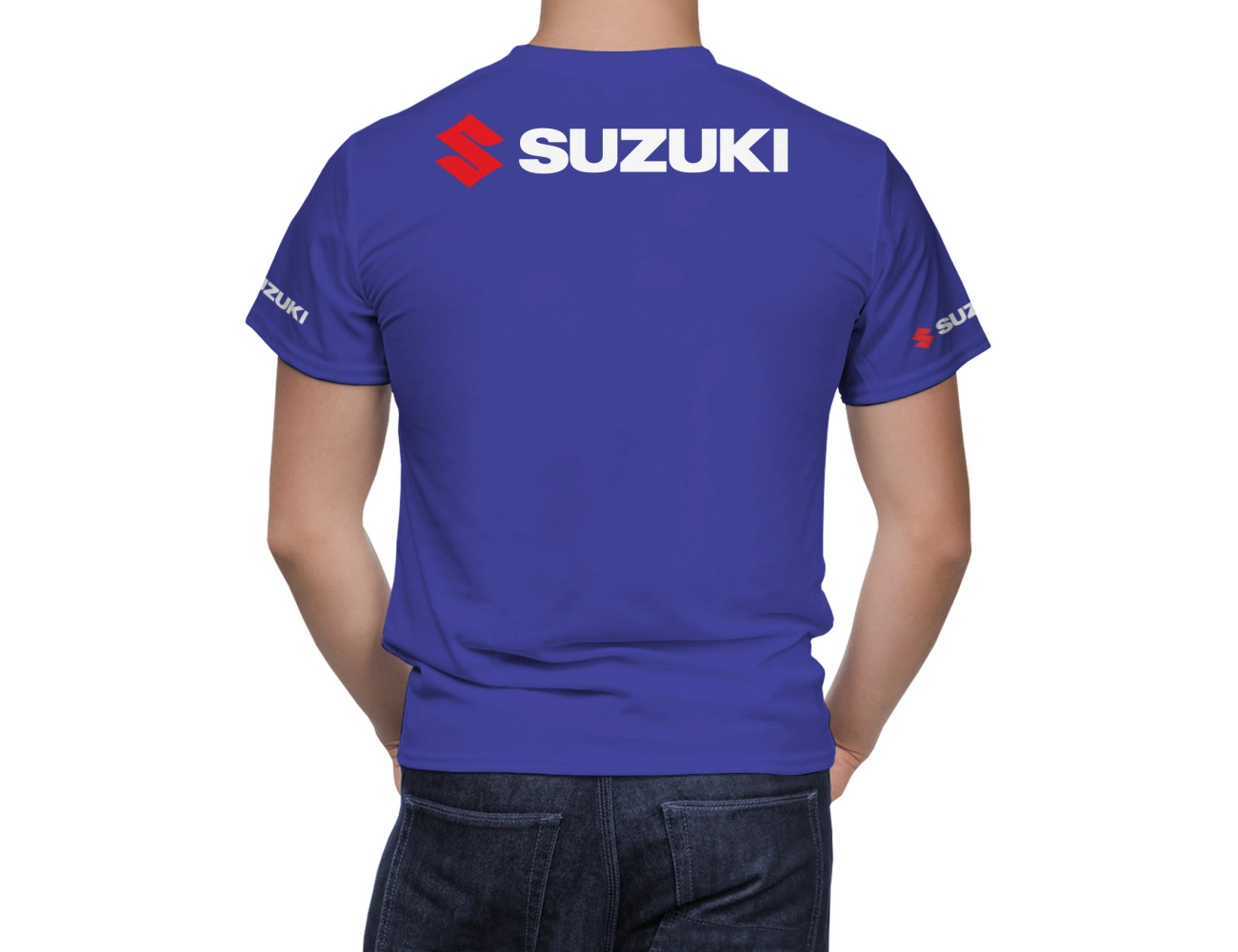 Suzuki Blue Red Umbro T-Shirt, SBRUTS--6503