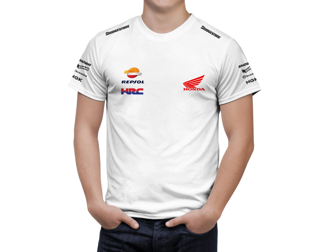 Honda White Motor T-Shirt
