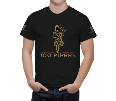 100 Pipers Whisky T-Shirt