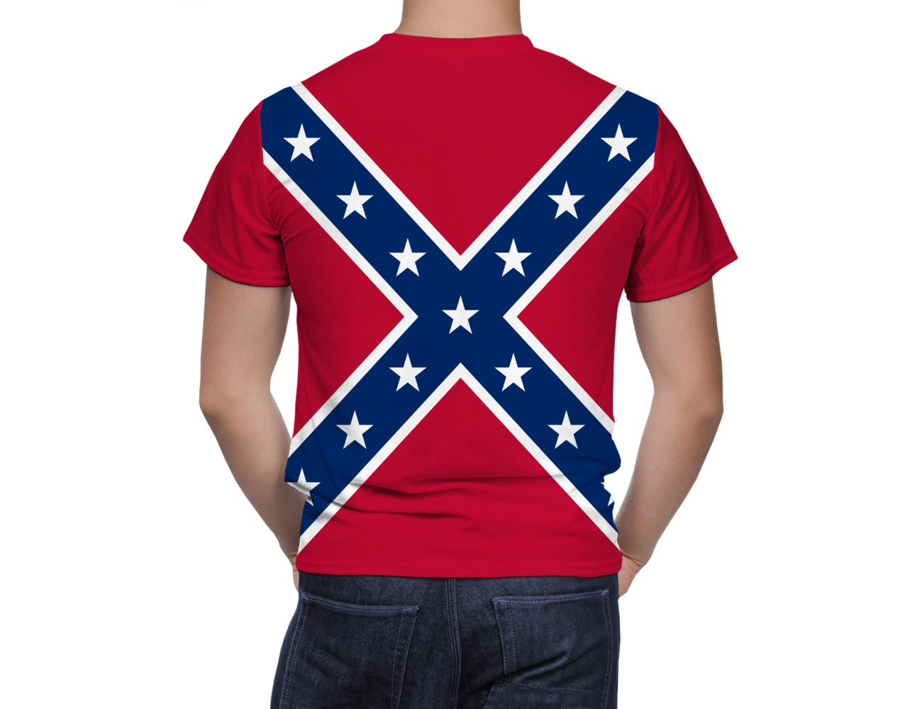 Confederate Flag Unisex T-Shirt, USA--FEDE-1
