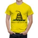 Don't Tread On Me T-shirt Gadsden Flag American Patriot US Men's Novelty Shirt - Image 1