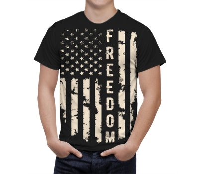 Freedom USA Black T-Shirt