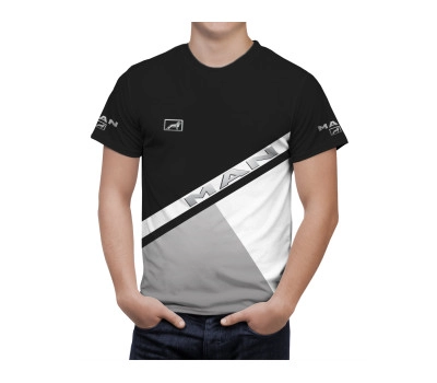 MAN Truck Black Grey T-Shirt