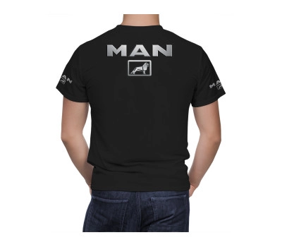 MAN Truck Black Grey T-Shirt