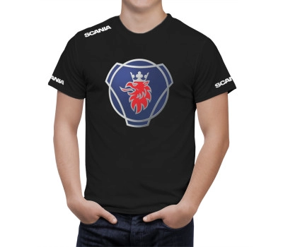 Scania Truck Black T-Shirt