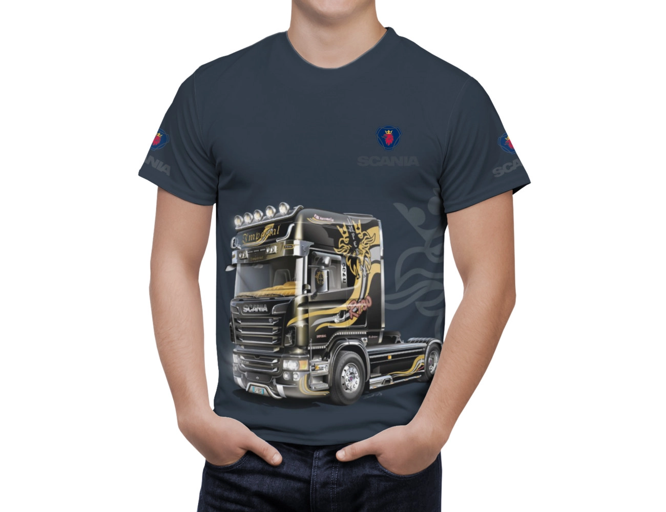 Scania Dark Blue T-Shirt, SDBTS--9949