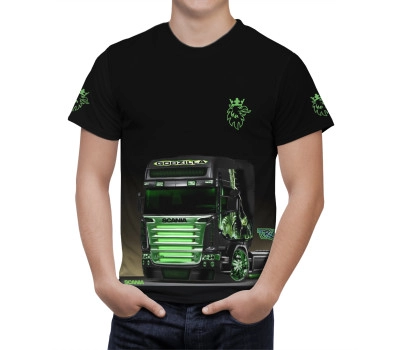 Scania Godzila Truck V8 R730 R520 S730 LKW Trucker T-Shirt