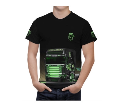 Scania Godzila Truck V8 R730 R520 S730 LKW Trucker T-Shirt