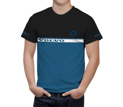 Volvo Truck Black Blue T-Shirt