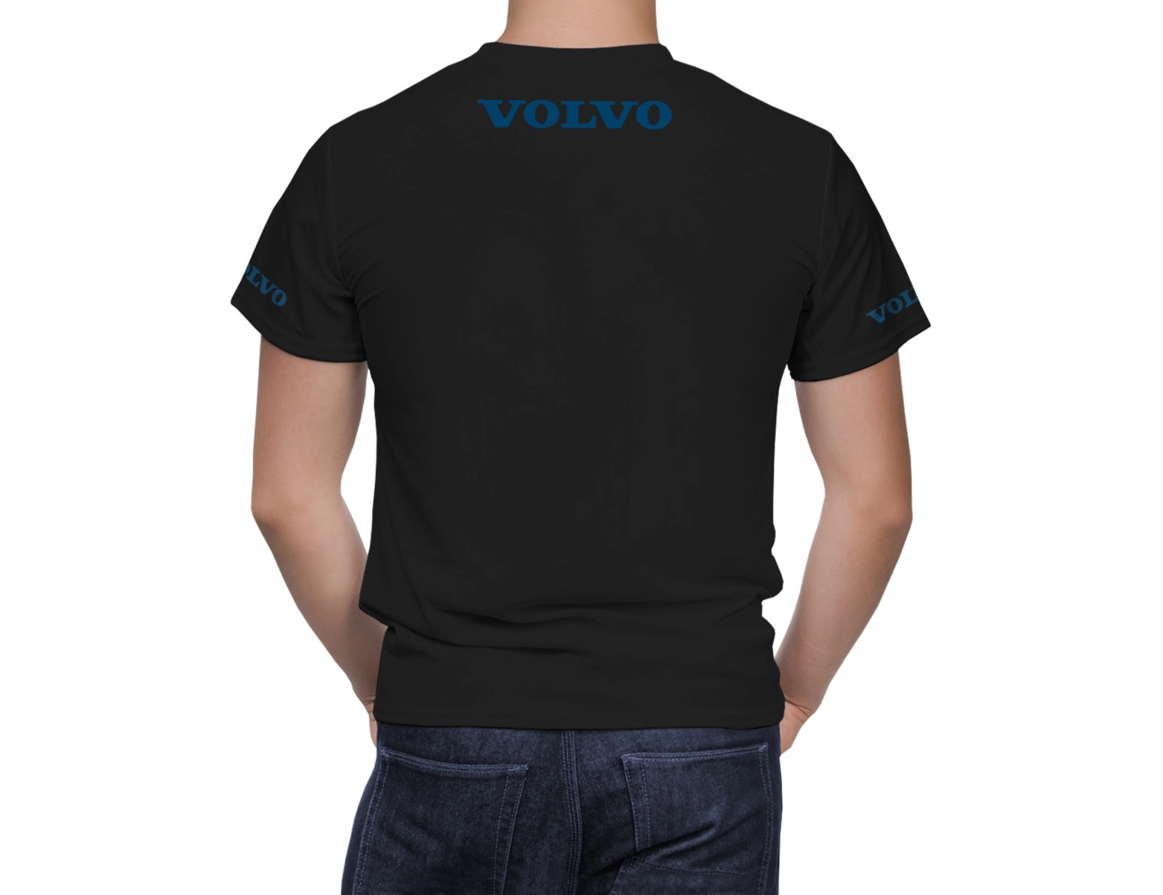 Volvo Truck Schwarz Blau T-Shirt, VOLV--41