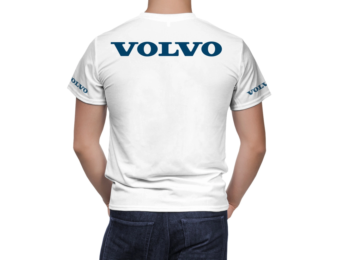 Volvo Weiß T-Shirt, VWTS--2777