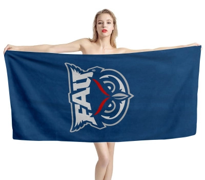 Florida Atlantic Owls Beach Towel
