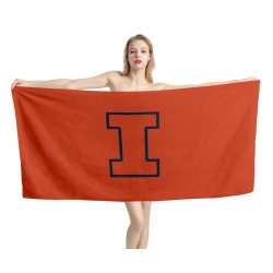 Illinois Fighting Illini Beach Towel