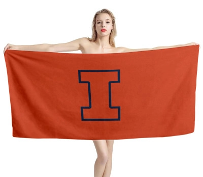 Illinois Fighting Illini Beach Towel