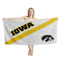 Iowa Hawkeyes College Football Beach Towel