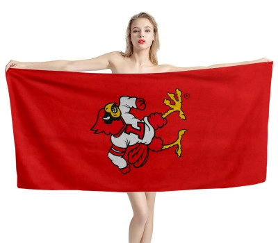 Louisville Cardinals Beach Towel