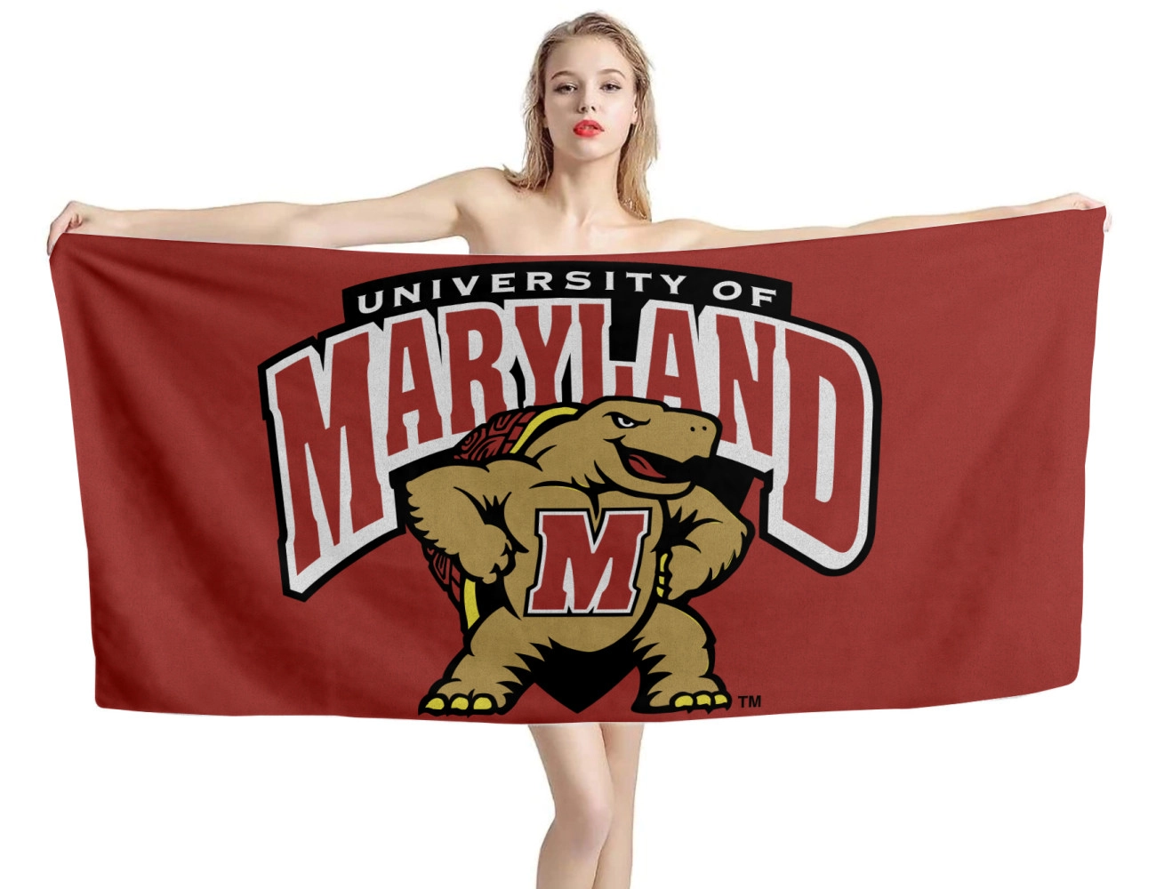Maryland Terrapins NCAA Beach Towel