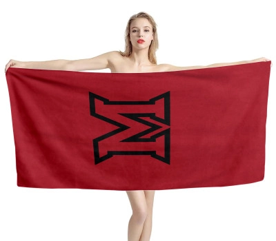 Miami (OH) RedHawks Beach Towel