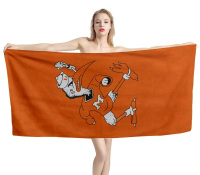 Miami Hurricanes Beach Towel