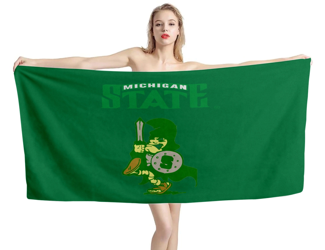 Michigan State Spartans NCAA Beach Towel