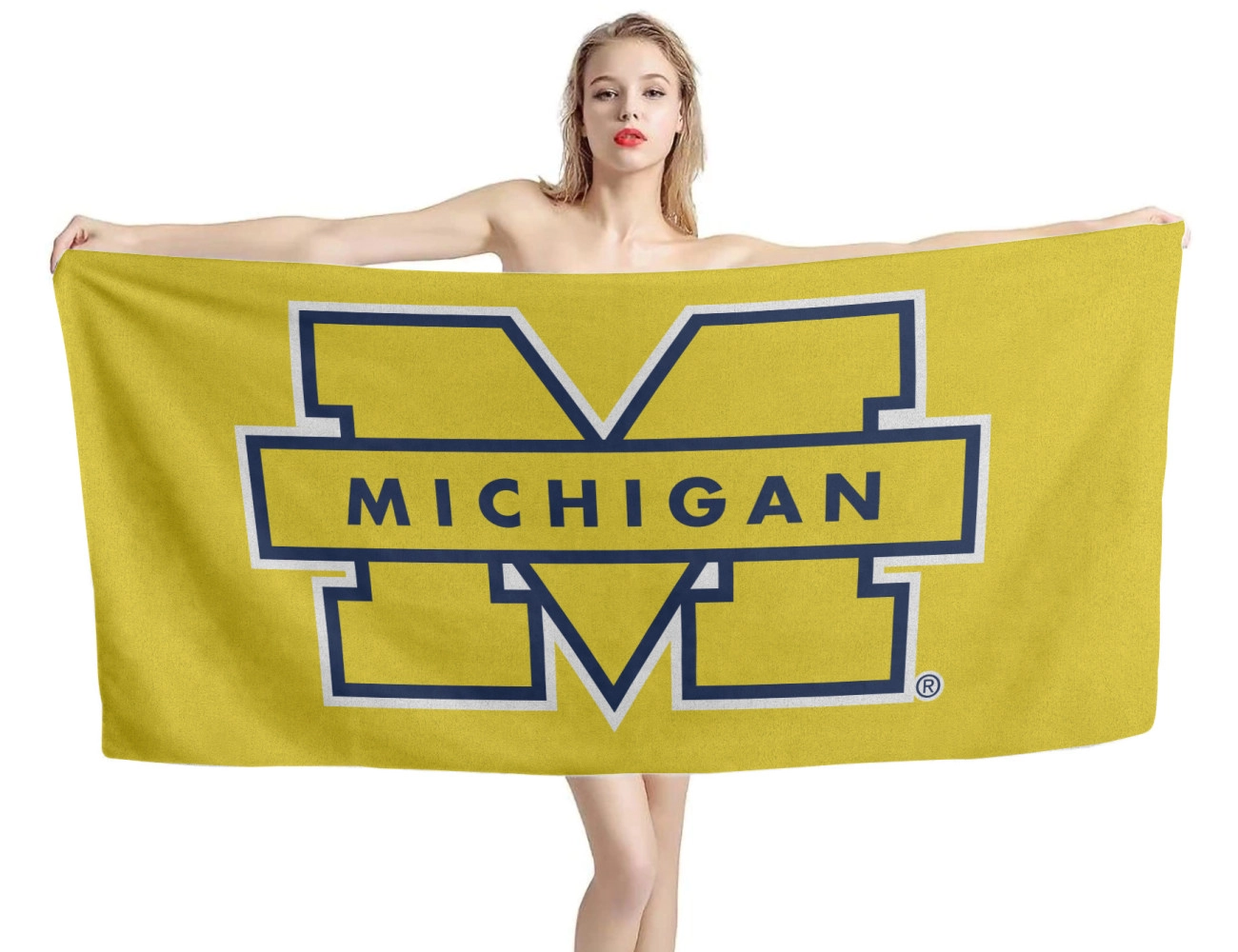 Michigan Wolverines NCAA Beach Towel