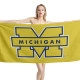 Michigan Wolverines NCAA Beach Towel - Image 1