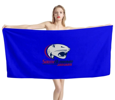 South Alabama Jaguars Beach Towel