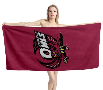 Temple Owls Beach Towel