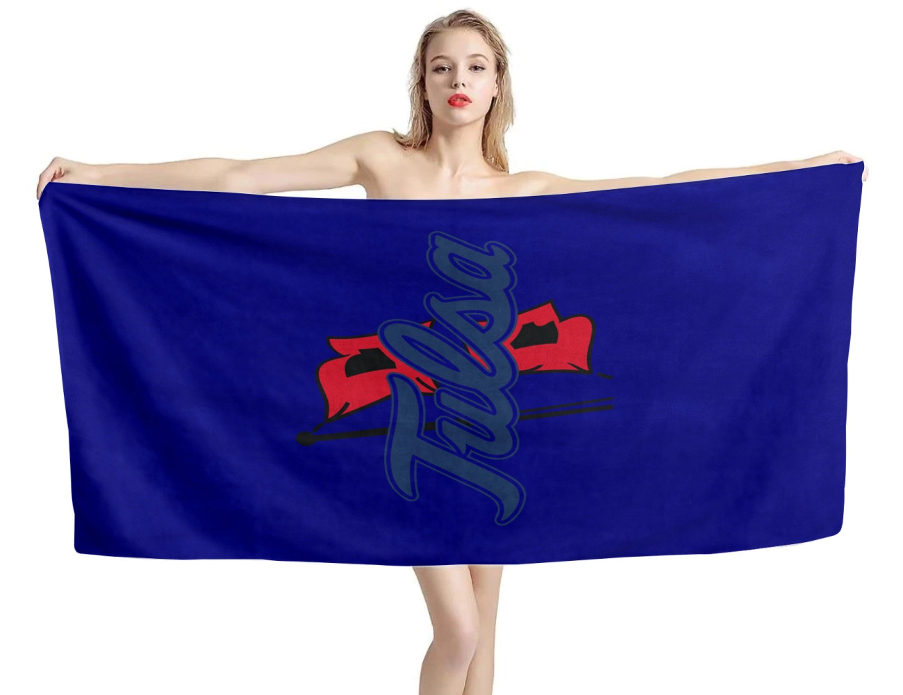 Tulsa Golden Hurricane Beach Towel
