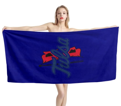 Tulsa Golden Hurricane Beach Towel