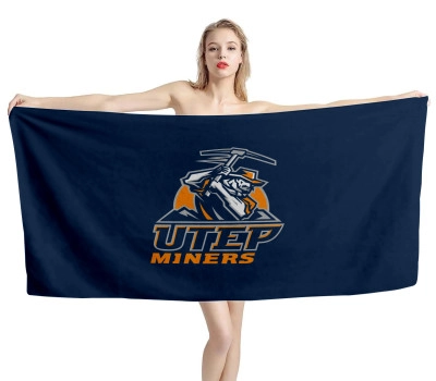 UTEP Miners Beach Towel
