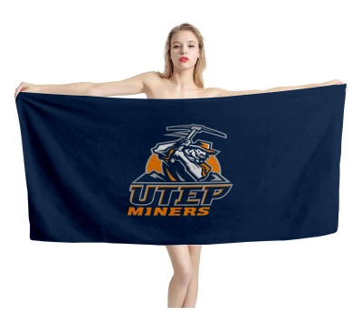UTEP Miners Beach Towel