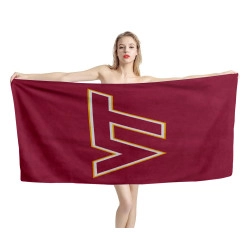 Virginia Tech Hokies Beach Towel