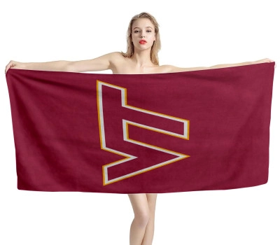 Virginia Tech Hokies Beach Towel