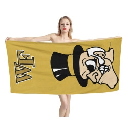 Wake Forest Demon Deacons Beach Towel