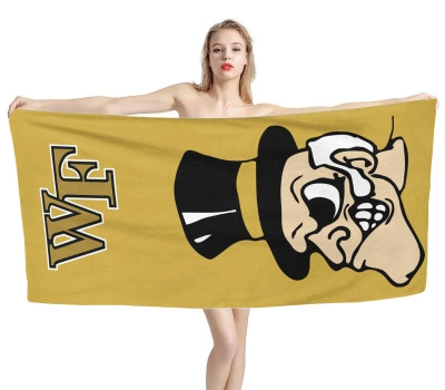Wake Forest Demon Deacons Beach Towel