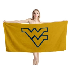 West Virginia Mountaineers Beach Towel