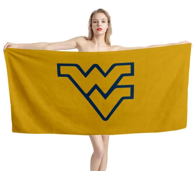 West Virginia Mountaineers Beach Towel