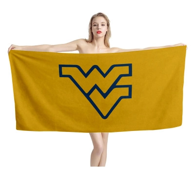 West Virginia Mountaineers Beach Towel