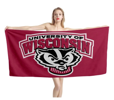Wisconsin Badgers NCAA Beach Towel